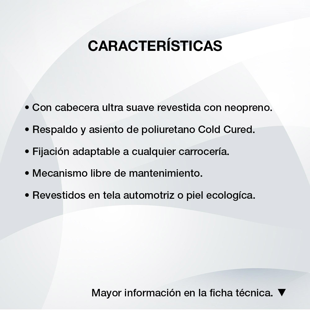 Caracteristicas Asiento Hercules